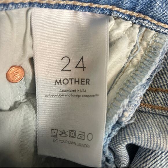 MOTHER The Tripper Ankle Jeans Ripe For The Squeeze Wash Sz 24 - Picture 9 of 13